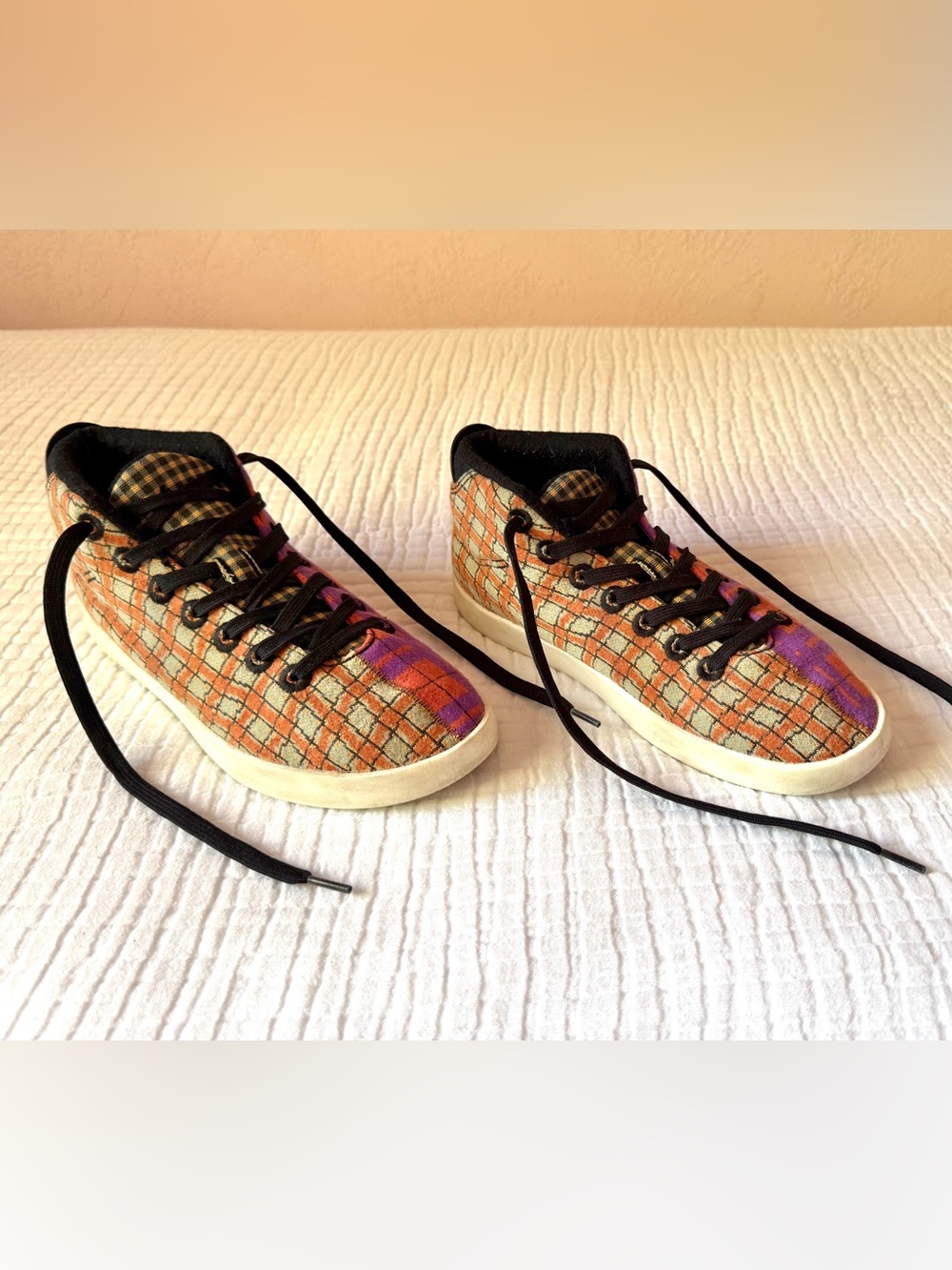 AllBirds Piper Mids in Tartan Plaid mens’s 9 - Picture 3 of 8